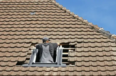 Pose de velux - Plumaudan